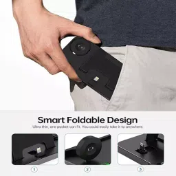 UNIGEN Unidock 3 in 1  USB Type C Foldable 18 W Black Charging Station, UD100_AD image 5