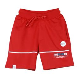 Monte Carlo Kids Red Solid Bermuda-image-61