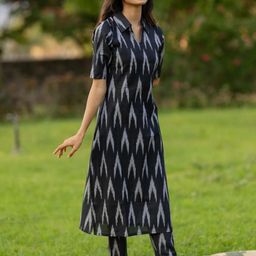 KALINI Women Printed Regular Kurta with Trousers-image-63