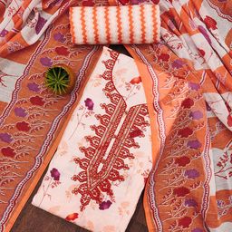 MANVAA Embellished Unstitched Dress Material-picture-0