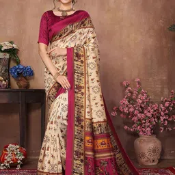 Lookmark Ethnic Motifs Printed Saree-picture-26