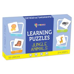 Popcorn Games & Puzzles Learning Puzzles Jungle Animals for Kids Improves Focus Memory Logic & Fine Motor Skills - 50 Pieces-16
