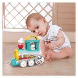 YAMAMA Push Along Train Engine Toy Educational Learning Activity Push And Pull Along Toy For Babies Kids  Color May Vary-19