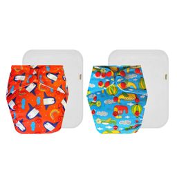 Dumbledo Premium Cloth Diaper with Leak-Proof, Absorbent 5-layer White Insert - Dryfeel with Comfortable Fit for 3 Months to 3 Years, Pack of 2-15