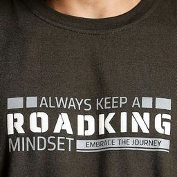 Roadking Typography Printed Round Neck Cotton Oversized T-shirt-image-86