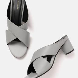 Van Heusen Open Toe Block Heels-13