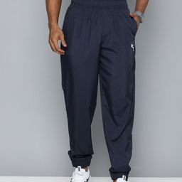 Puma Men Navy Blue Woven Joggers-image-6