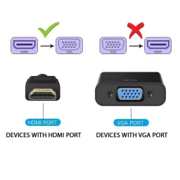 LOTA HDMI to VGA Adapter Black Supports Upto 1920x1080 Pixels, MST-822-LT image 5