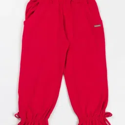 NINS MODA Kids Red Solid Capri-picture-13