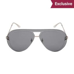 Ted Smith Grey Aviator UV Protection Unisex Sunglasses-image-75