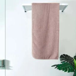 DDecor Linea Pink Cotton 550 GSM Bath Towel - Set of 1-image-23