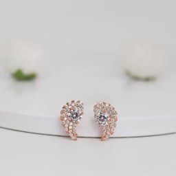 GIVA 92.5 Sterling Silver Wing Earrings for Women-image-72