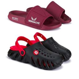 BERSACHE Men Set Of 2 Comfort Sandals-image-57