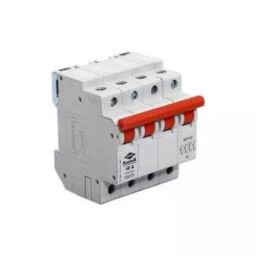 HPL 10 kA 125 A Double Pole Curve Techno MCB Isolator NTIDP100 image 3