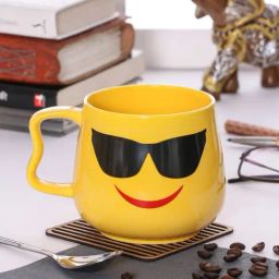 JCPL Yellow Ceramic Milk & Coffee Mug (0.33L) - Set of 1-33