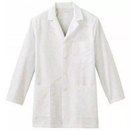 Youth Robe Full Sleeve White Polyester Lab Coat for Men & Women (Size L)-image-80
