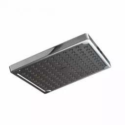 PLUMBER Square-8 ABS Overhead Rain Shower 200x200 mm with 304.8 mm (12 Inch) Square Shower Arm, RS-8008-48