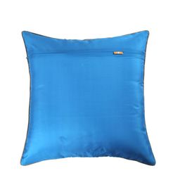 ANS Blue Set of 3 Floral Patterned 16'' x 16'' Square Cushion Covers image 4