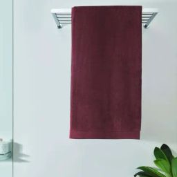 DDecor Midas Maroon Cotton 600 GSM Bath Towel - Set of 1-18