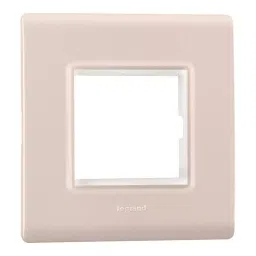 Legrand Cover Plate with Support Frame Allzy Rose Gold 2 Module, 6813 56 (Pack of 10)-picture-35
