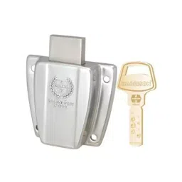 Harrison 25 mm Silver Satin Finish Brass 11 Pin Drawer Lock with 2 Keys, SIL-021A-PKS01-27