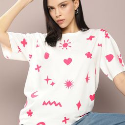 DILLINGER Women Graphic Printed T-shirt-47