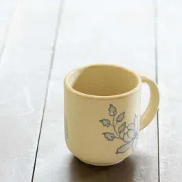 ellementry Fiore Cream Ceramic Coffee Mug - Set of 1-picture-36