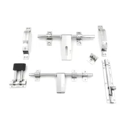 Legal 50-50 16x3mm door kit SS SS Finish 14x43 mm Latching Draw Hasp (Set of 2)-image-69