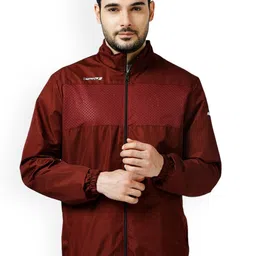 Zeel Men Colourblocked Windcheater Crop Parka Jacket-36