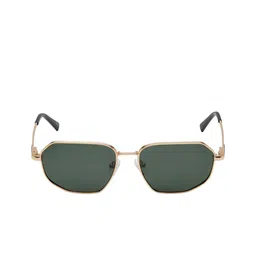 KOSCH ELEMENTE Men Green Lens & Gold-Toned Rectangle Sunglasses with-picture-8