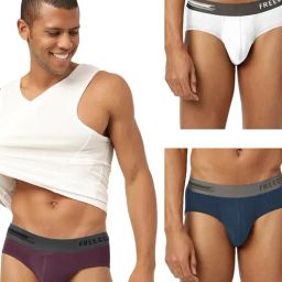 Freecultr Multi Comfort Fit Briefs - Pack of 3-picture-31