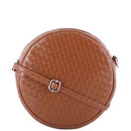 Toteteca Circle Tan Textured Medium Sling Handbag-image-70