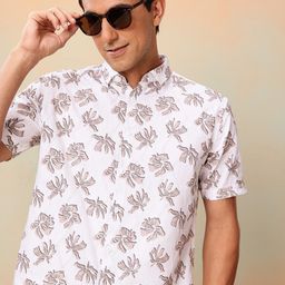 Mast & Harbour Men Floral Printed Relaxed Fit Casual Shirt-picture-36