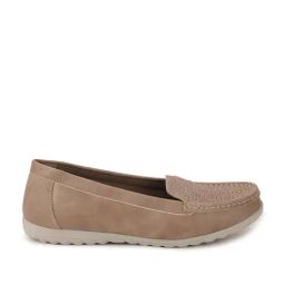 Bata Women's Beige Casual Loafers-image-50