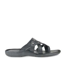 Regal Men's Black Toe Ring Sandals-picture-27