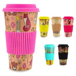 FunBlast Bamboo Fiber Coffee Mug  400 ml-17