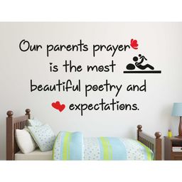 Wallstick Parents Expectation Quotes wall sticker Vinyl-image-36