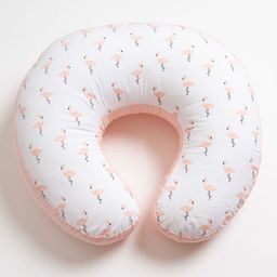 Aariro Organic Cotton Nursing Pillow Cover Tropical Flamingo-picture-10