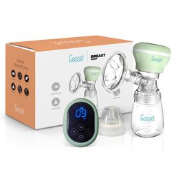 Cosset Portable Electric Breast Pump for Feeding Mother | with 3 Phase and 9 Level Each | Automatic | in Built Battery | BPA Free with Soft Silicon Shield-26