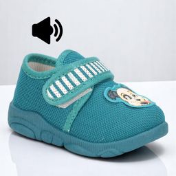 Lil Lollipop Dog Patch Detailed Musical Shoes - Green-image-94
