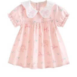 StyleCast x Revolte Girls Floral Printed Peter Pan Collar Cuffed Sleeves A-Line Midi Dress-image-88