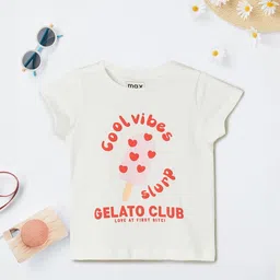 max Girls Printed Applique T-shirt-picture-46