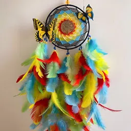 UVID ART AND CRAFT SUPPLIES Hanging Dream Catcher with Butterfly Detail-image-77