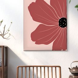 Livin'luxe Pink & Red Floral Canvas Wall Art-picture-18