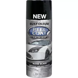 Rust-Oleum Automotive Peel Coat Spray Paint in Gloss Black, 298102 (Can of 283 g)-21