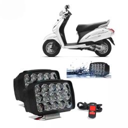 Cartronics 15  LED Fog Light With On/Off Switch  for Honda Activa 3G White (Set of 2 Pcs)-18
