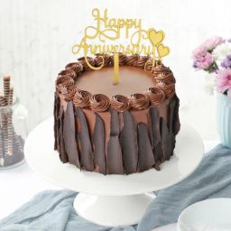 Midnight Truffle Magic  Anniversary Cake (500 Gm)-picture-24