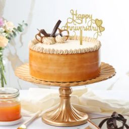 Salted Caramel Drizzle Anniversary Cake (500 gm)-image-68