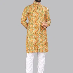 allan peter Men Mirror Work Kurta-image-49
