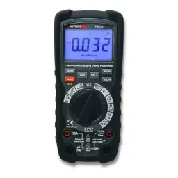 Metravi Digital TRMS Multimeter Backlit LCD Display Black, PRO-21-26
